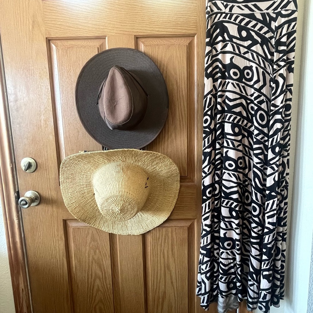 Rachel Pally Black and Cream Maxi Skirt